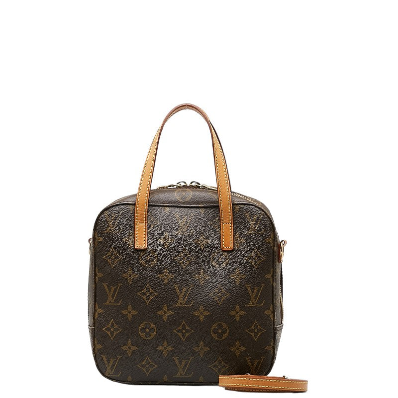 Louis Vuitton Monogram Handbag PVC/Leather Brown