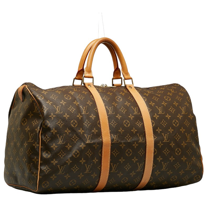 Louis Vuitton Keepall 50 Boston Bag Travel Bag Brown
