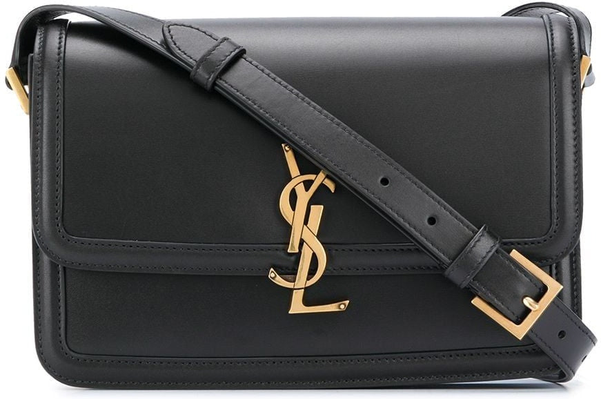 Luxury Saint Laurent Trending 2026 Women's Mg Solferino M Calf in 1000 | 6343050SX0W1000