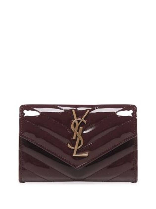 Luxury Saint Laurent Trending 2026 Cassandra Matelasse Half Wallet Red