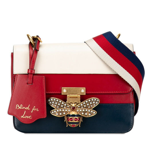 Gucci Queen Margaret Leather Shoulder Bag
