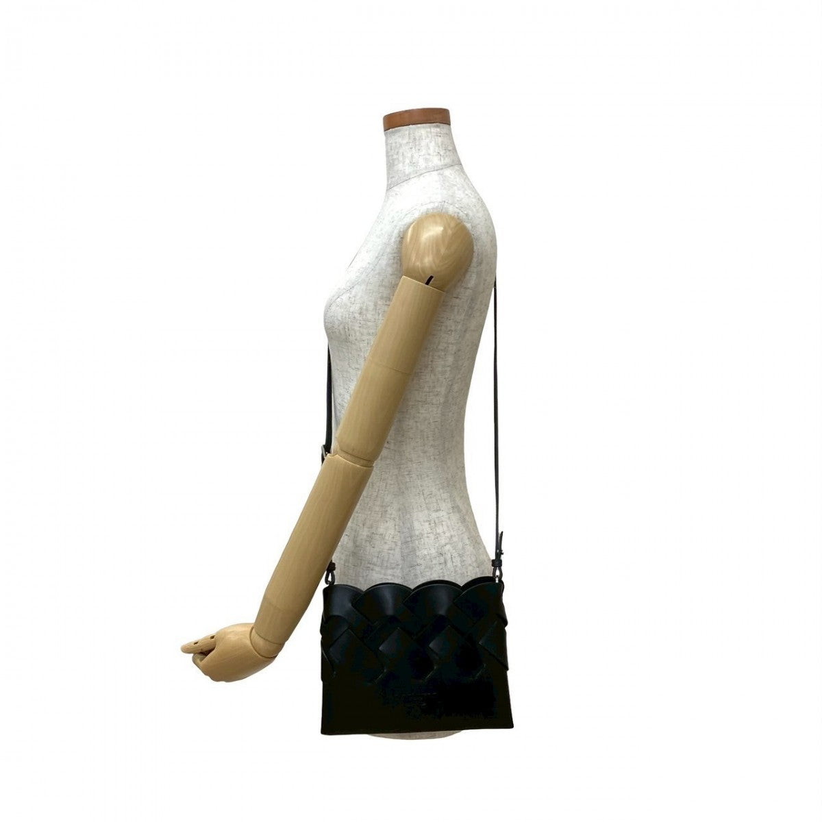 PRADA Shoulder Bag leather black
