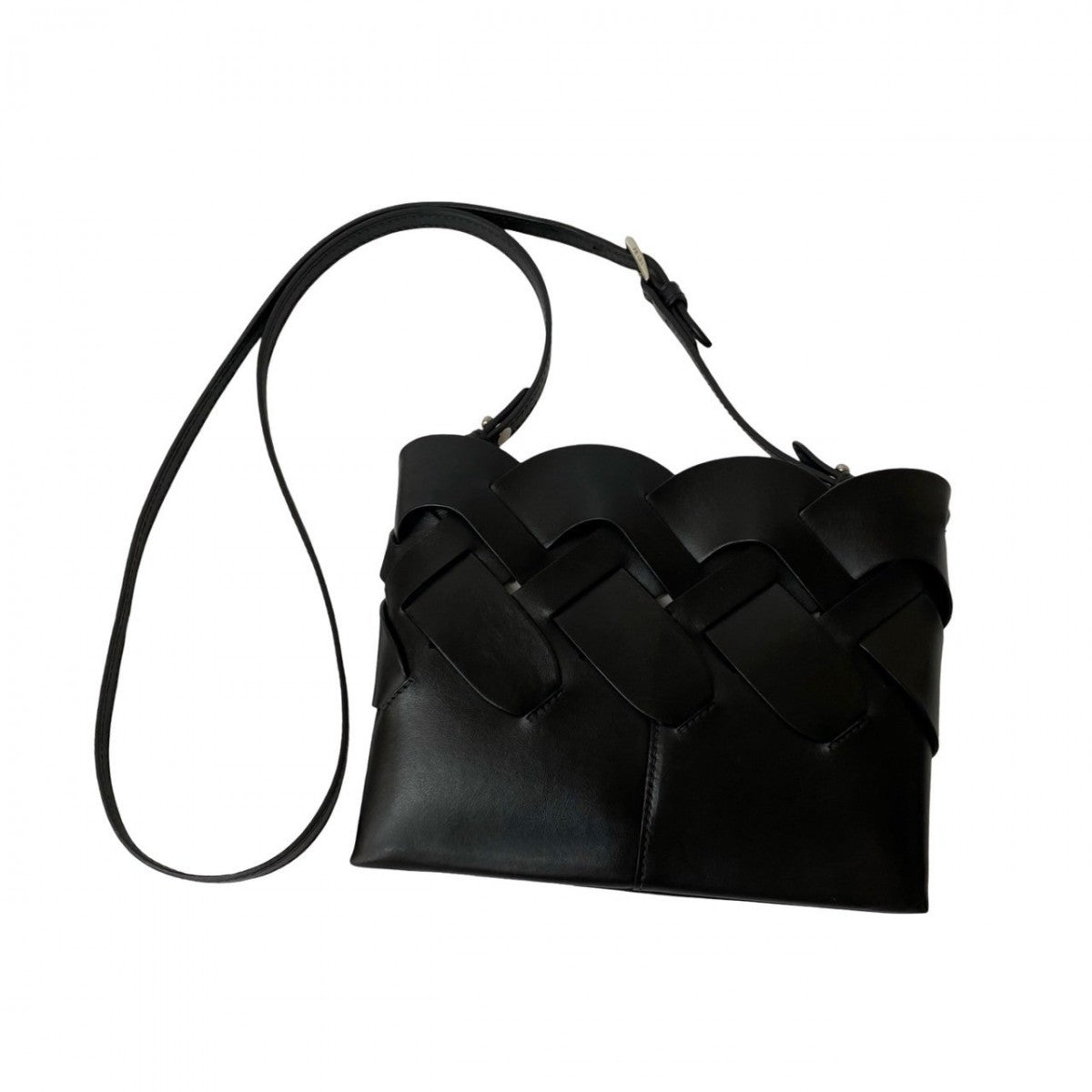 PRADA Shoulder Bag leather black