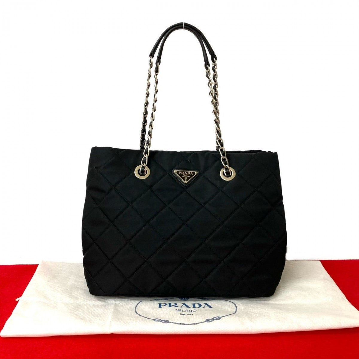 PRADA Shoulder Bag Nylon black