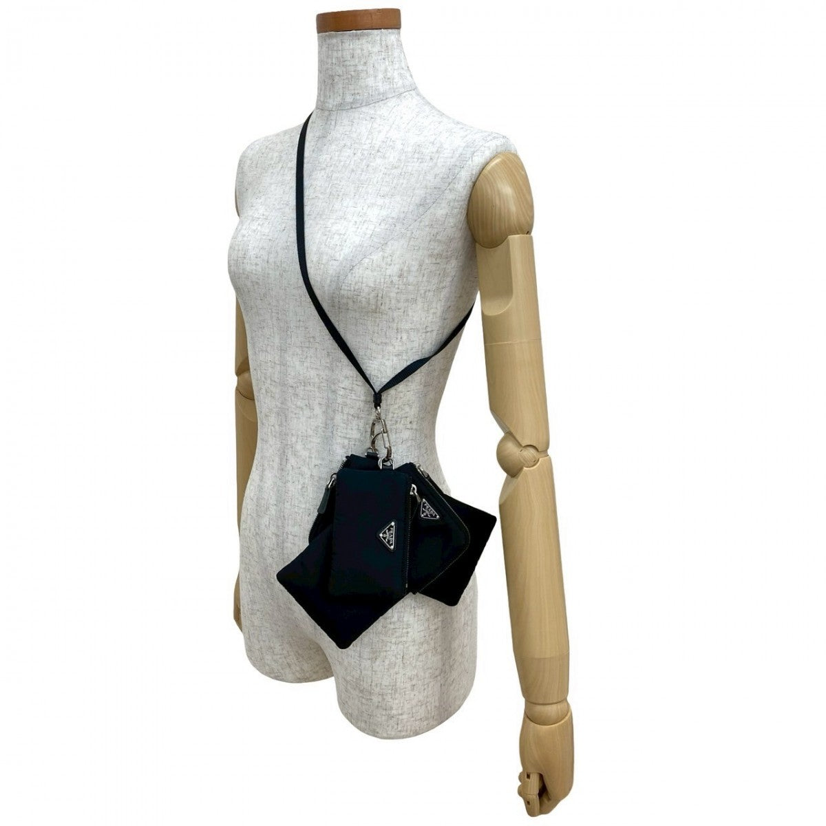PRADA Pouch Nylon black Re-Nylon