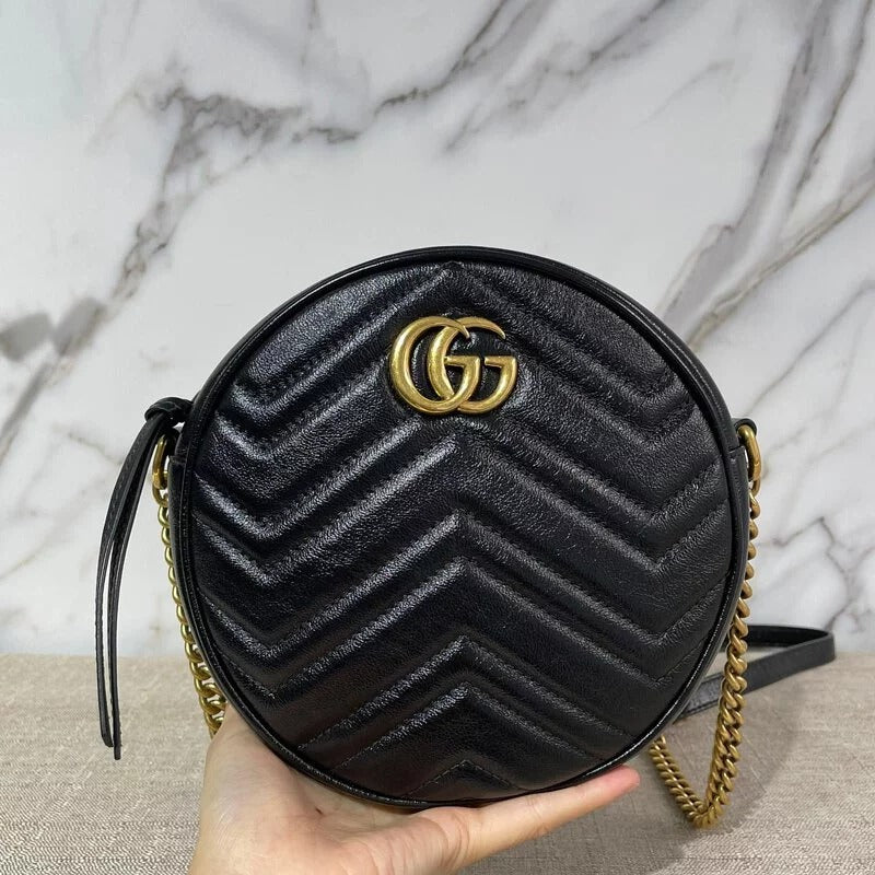 Gucci Lou Leather Mini Shoulder Bag