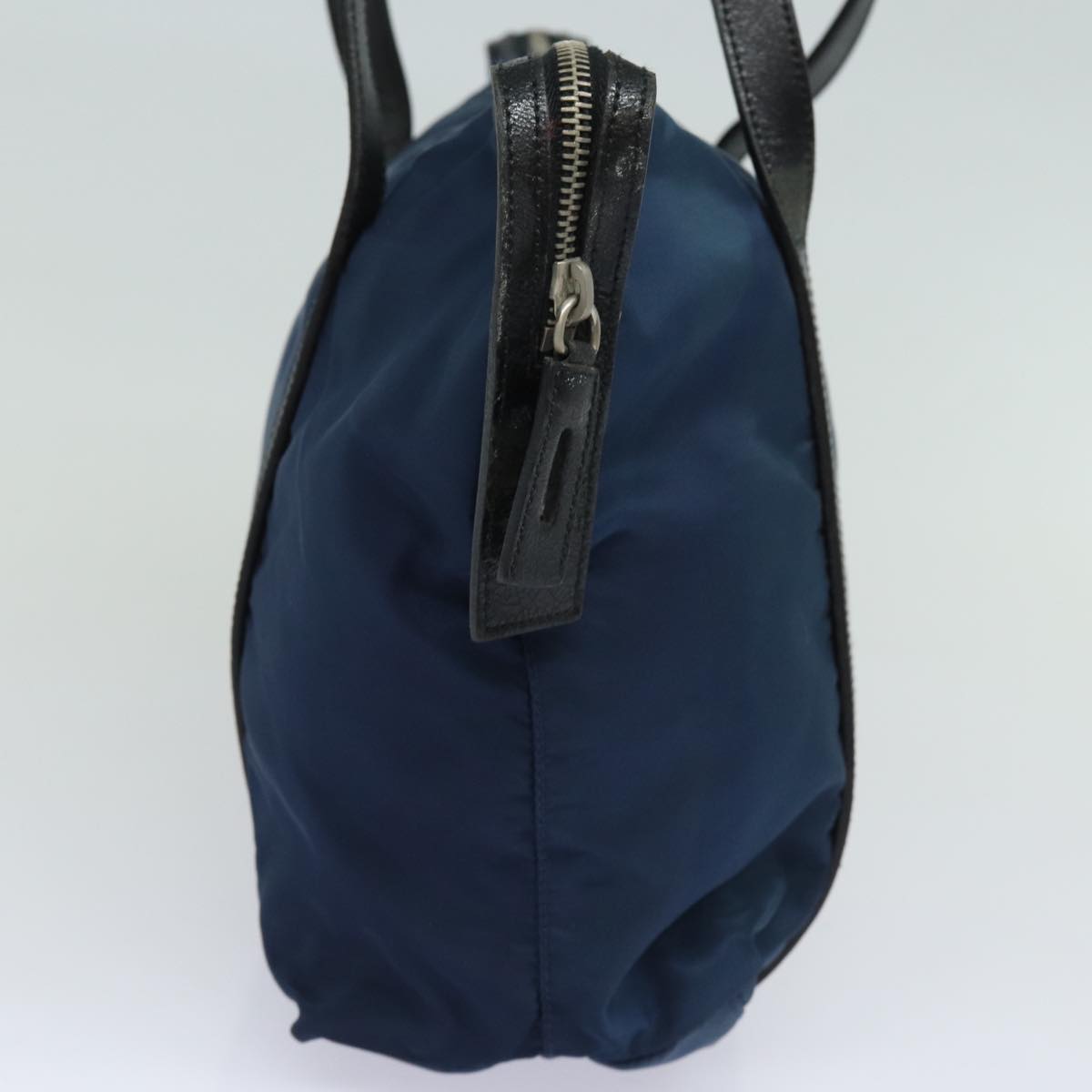 PRADA Nylon Shoulder Bag Blue Auth