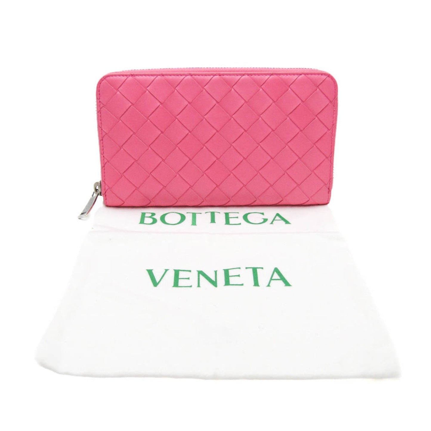 Luxury Bottega Veneta Zip Around Wallet Leather Wallet ()
