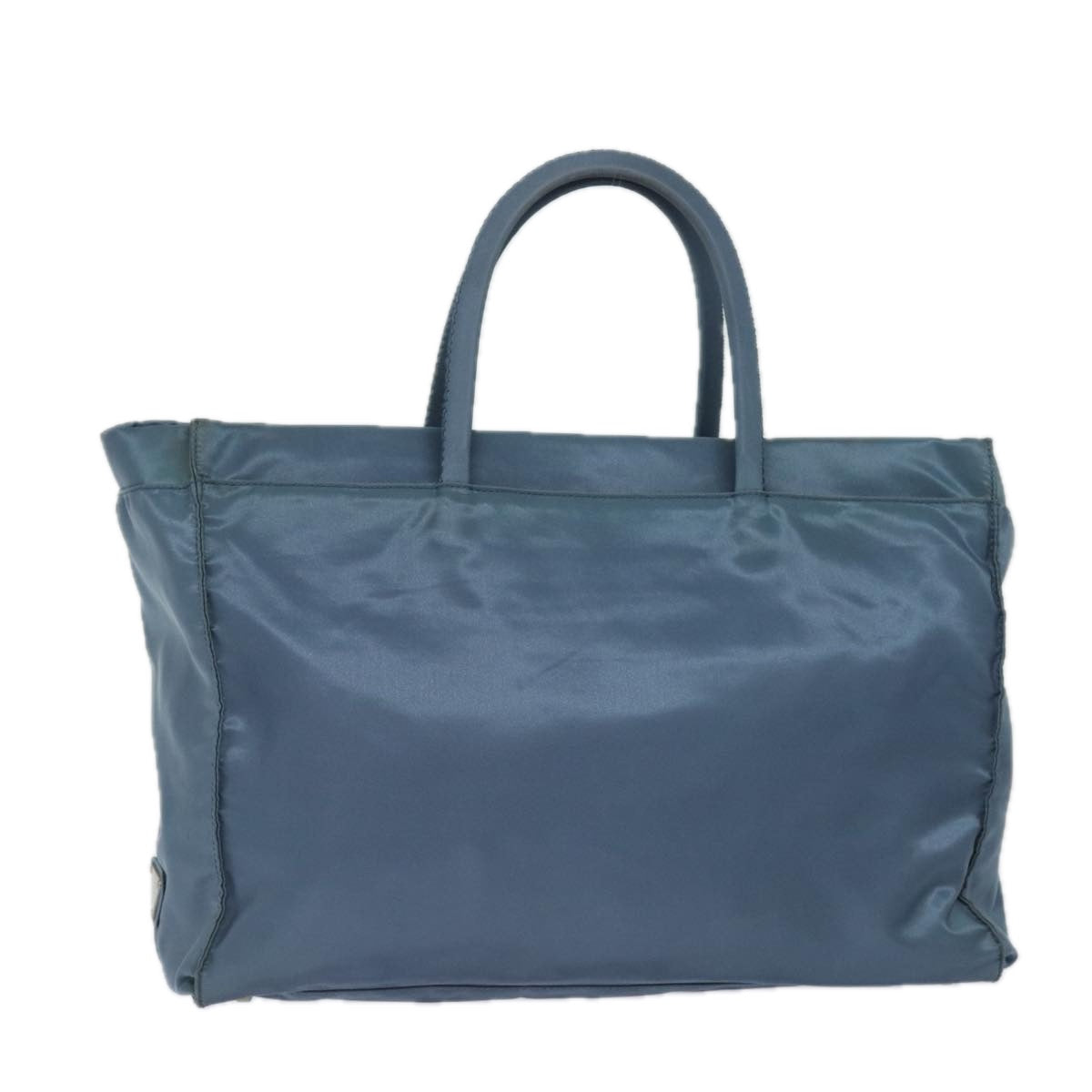 PRADA Tote Bag Nylon Blue Auth