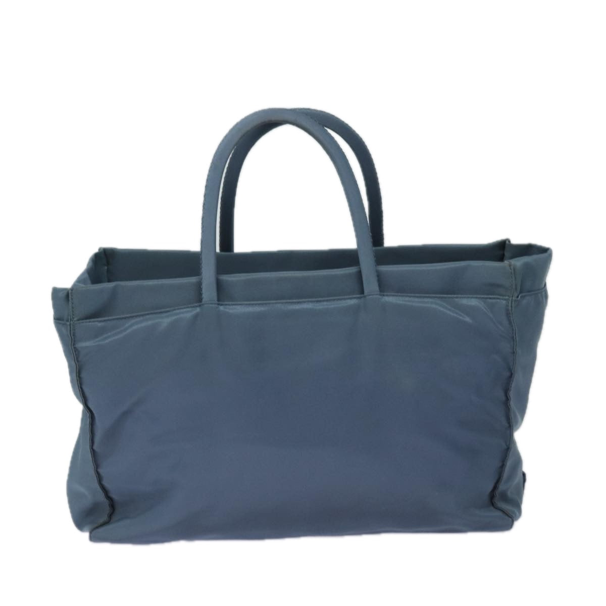 PRADA Tote Bag Nylon Blue Auth