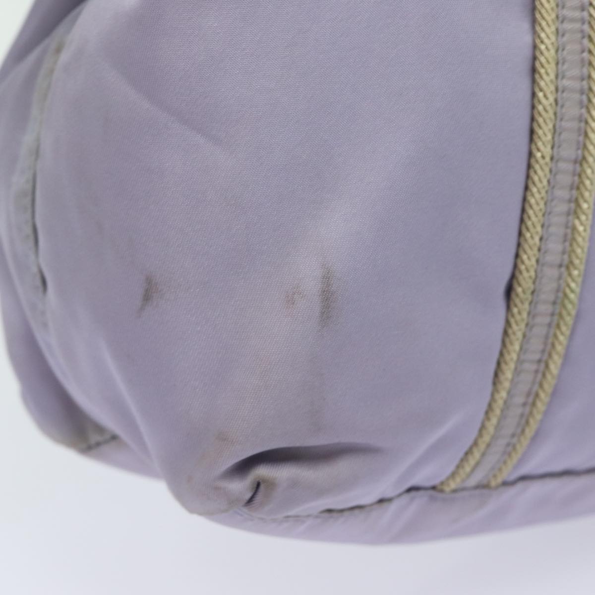 PRADA Hand Bag Nylon Purple Auth