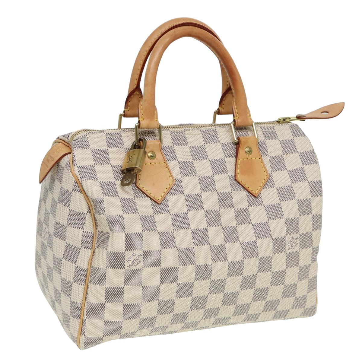 LOUIS VUITTON Damier Azur Hand Bag N41534 LV Auth 80700