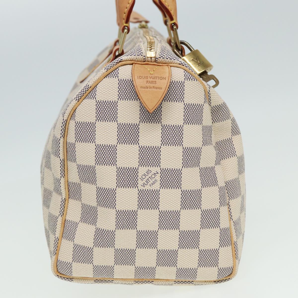 LOUIS VUITTON Damier Azur Hand Bag N41534 LV Auth 80700