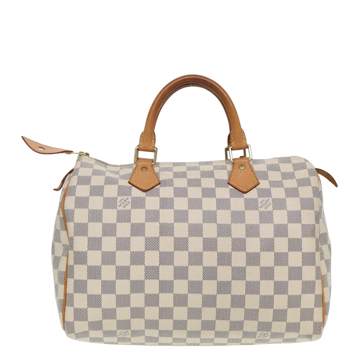 LOUIS VUITTON Damier Azur Hand Bag N41533 LV Auth 80702
