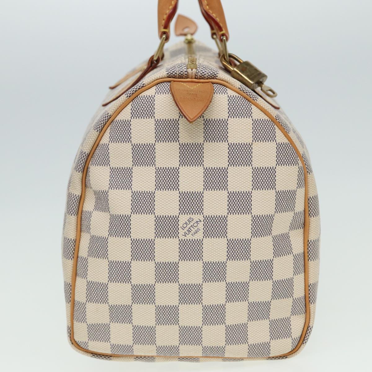 LOUIS VUITTON Damier Azur Hand Bag N41533 LV Auth 80702