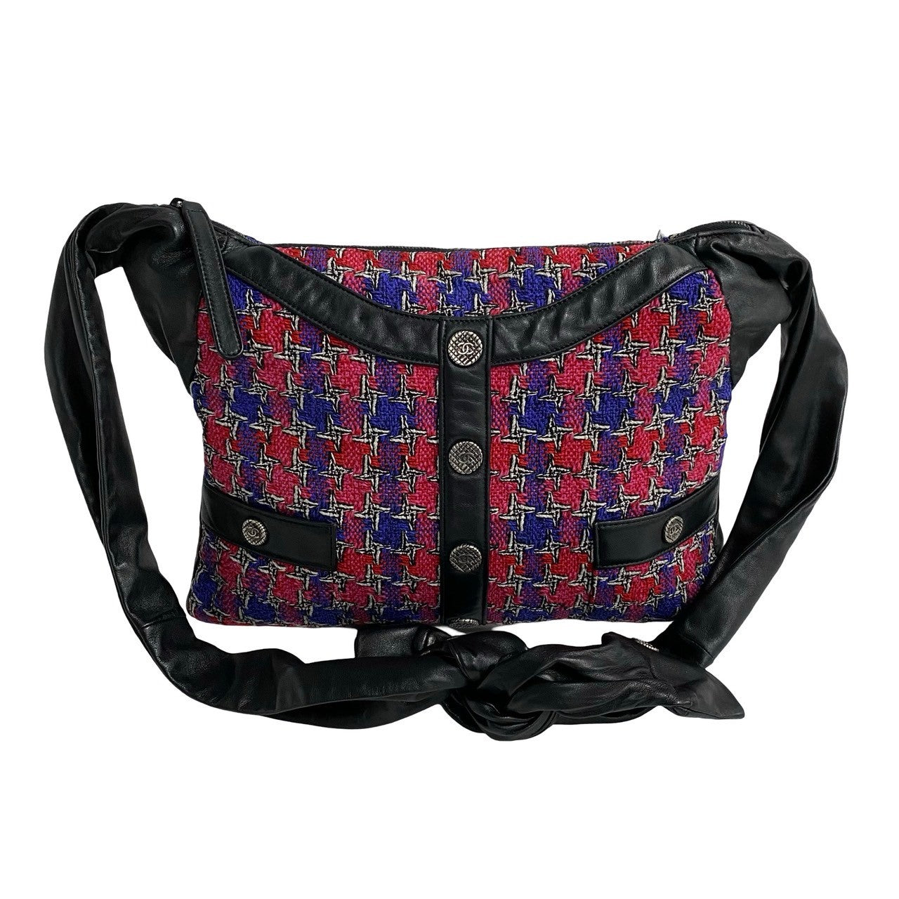 Chanel Girl Chanel Tweed Lambskin Shoulder Bag