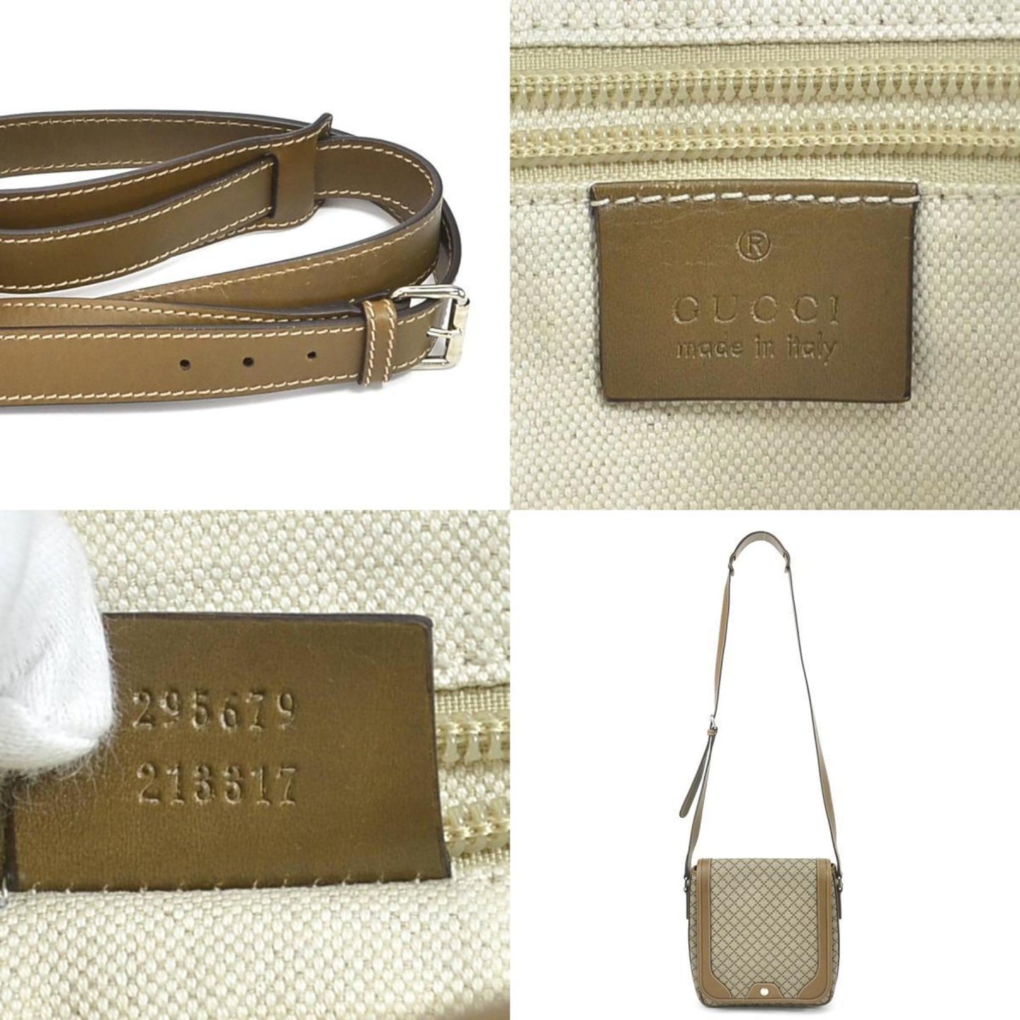 Gucci Canvas Shoulder Bag