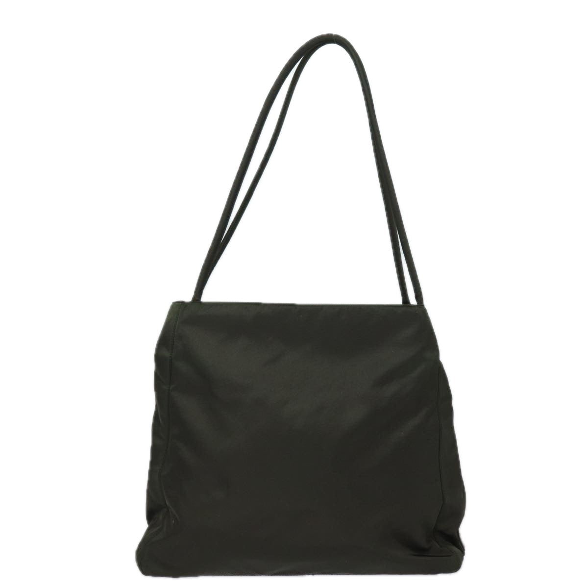 PRADA Shoulder Bag Nylon Khaki Auth