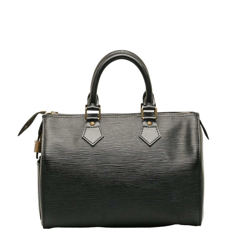 Louis Vuitton Epic Speed 30 Bag Boston Bag Noir Black Leather Lady Louis Vuitton