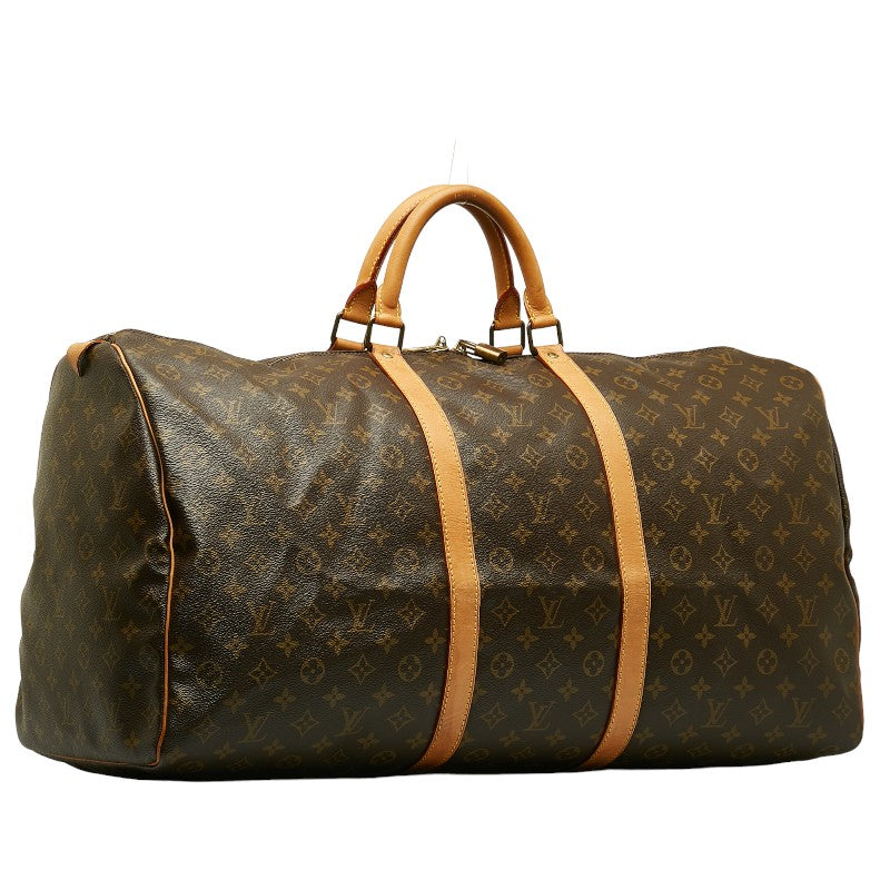 Louis Vuitton Monogram Boston Bag PVC/Leather Brown