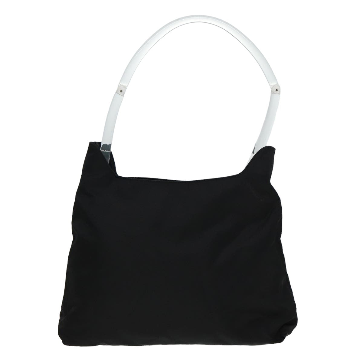PRADA Shoulder Bag Nylon Black Auth