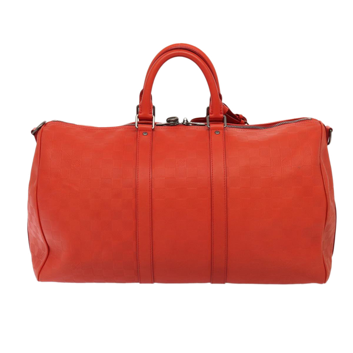 LOUIS VUITTON Damier Infini Keepall Bandouliere 45 Bag Fusion N41142 Auth 81041