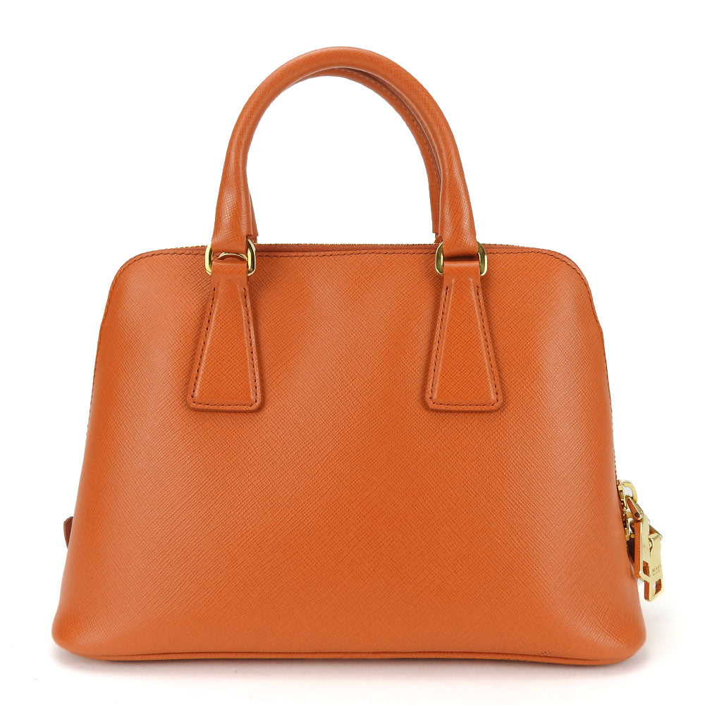 PRADA Handbag Safiano leather Orange