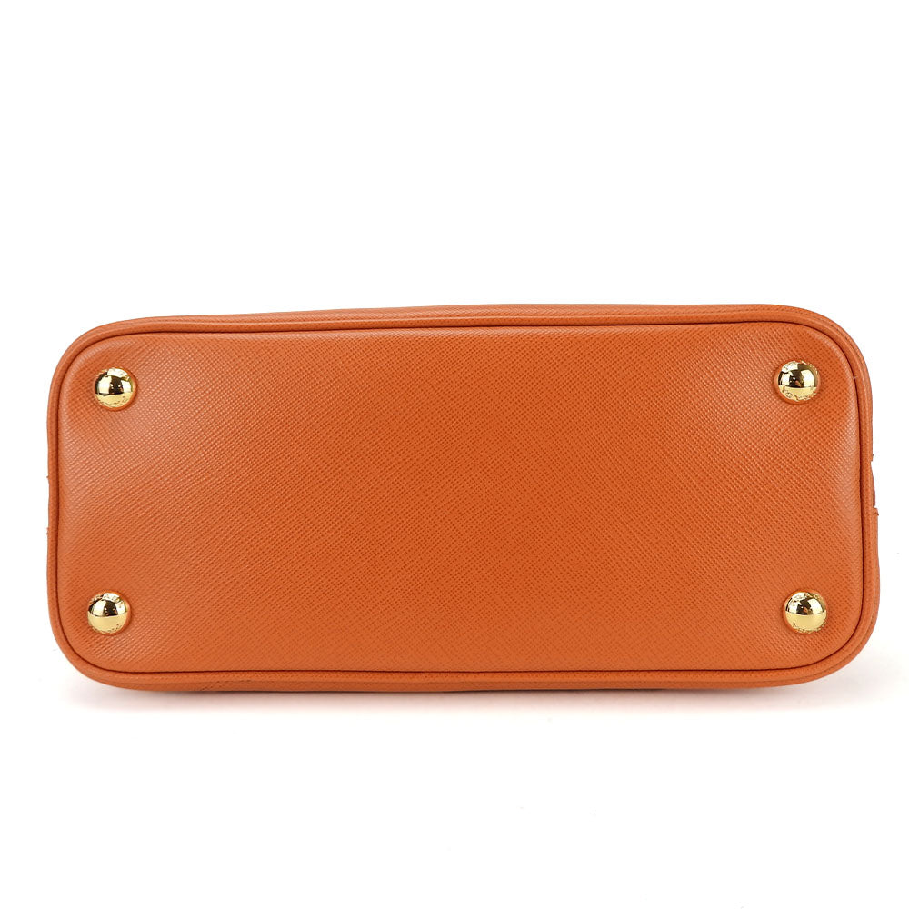 PRADA Handbag Safiano leather Orange