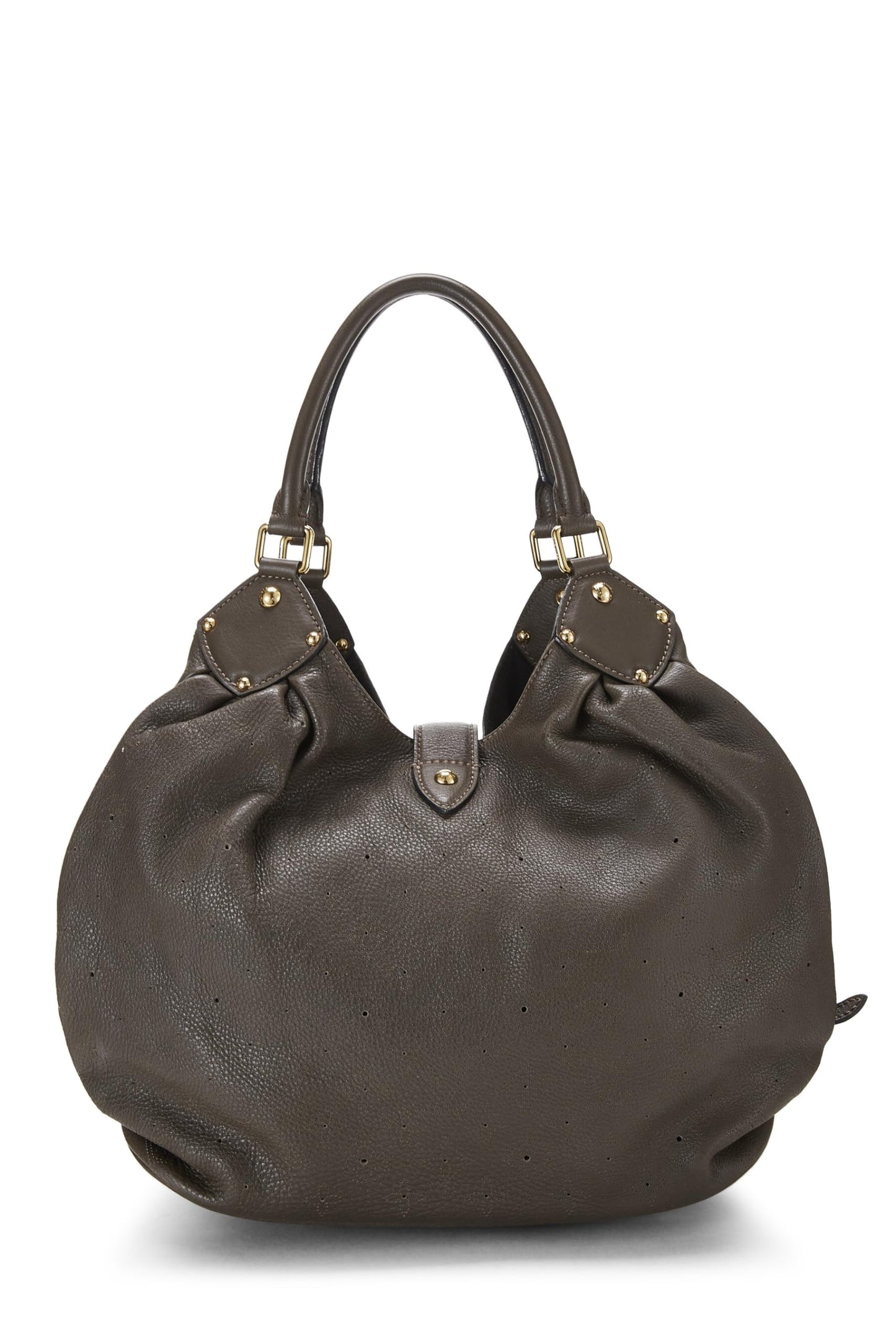 Louis Vuitton, Brown Monogram Mahina Large, Grey