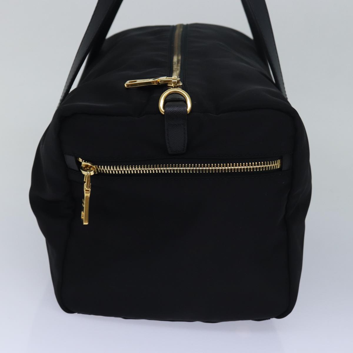 PRADA Hand Bag Nylon 2way Black Auth