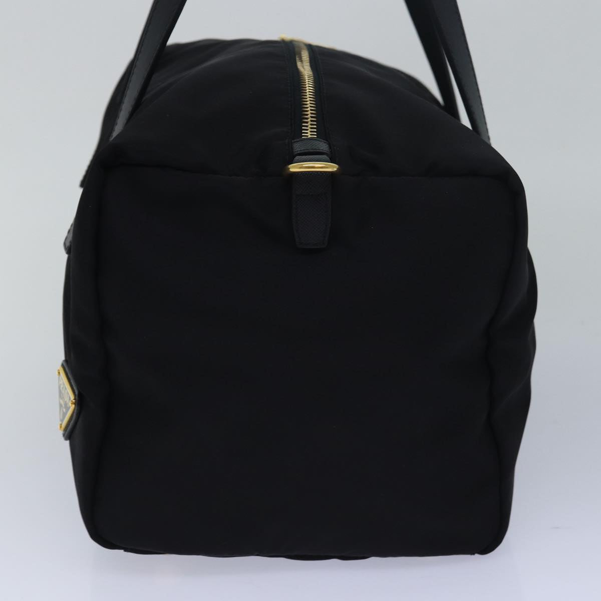 PRADA Hand Bag Nylon 2way Black Auth