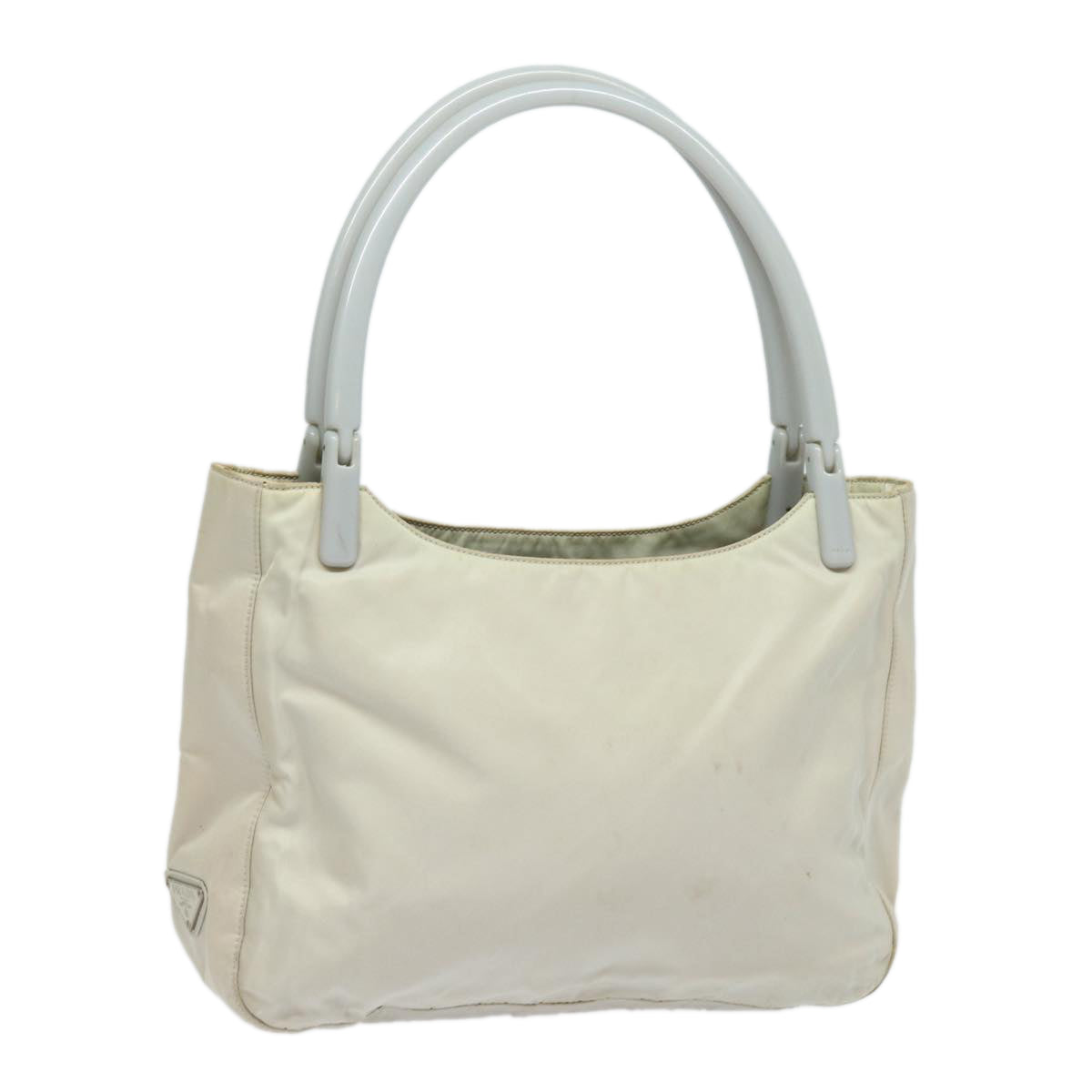 PRADA Shoulder Bag Nylon Gray Auth
