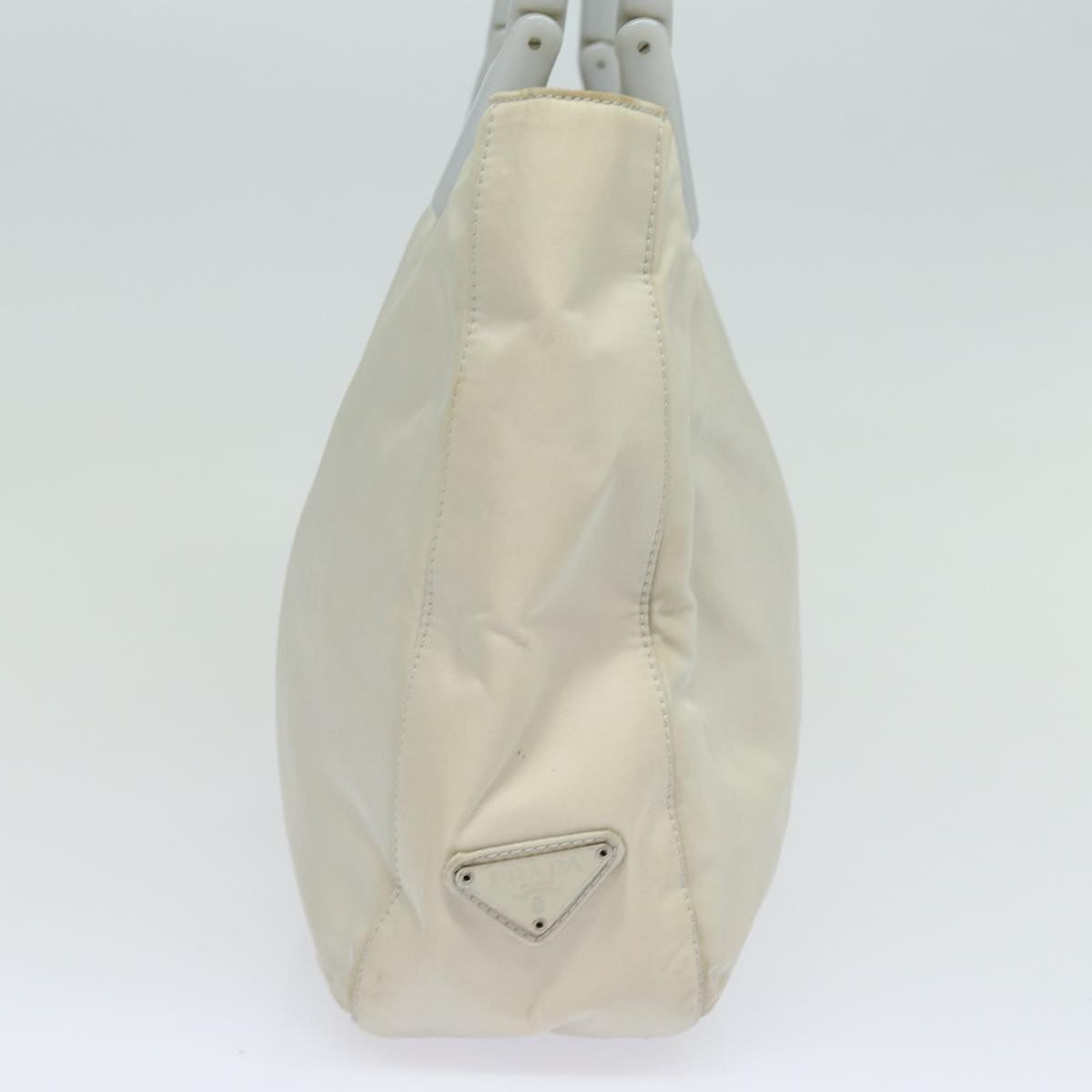 PRADA Shoulder Bag Nylon Gray Auth
