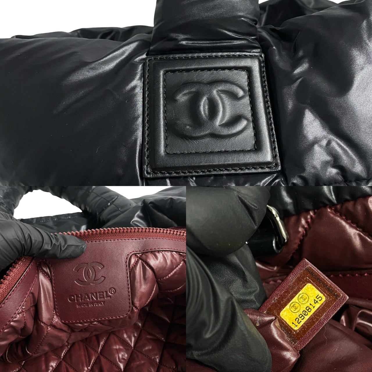 Chanel Coco Cocoon Nylon Tote Bag Classic Flap