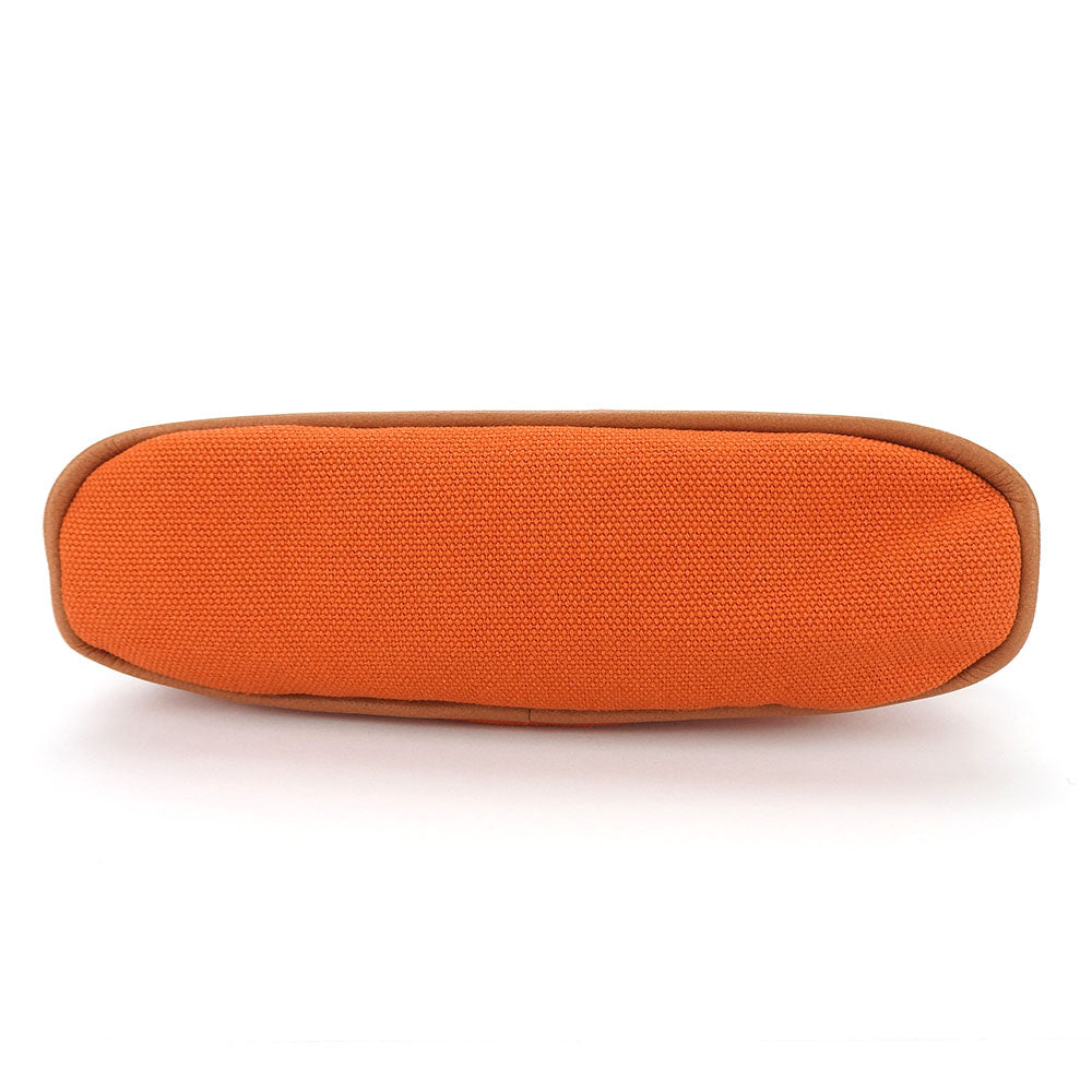 HERMES Pouch cotton ORANGE FEU Bolide Mini Mini Women