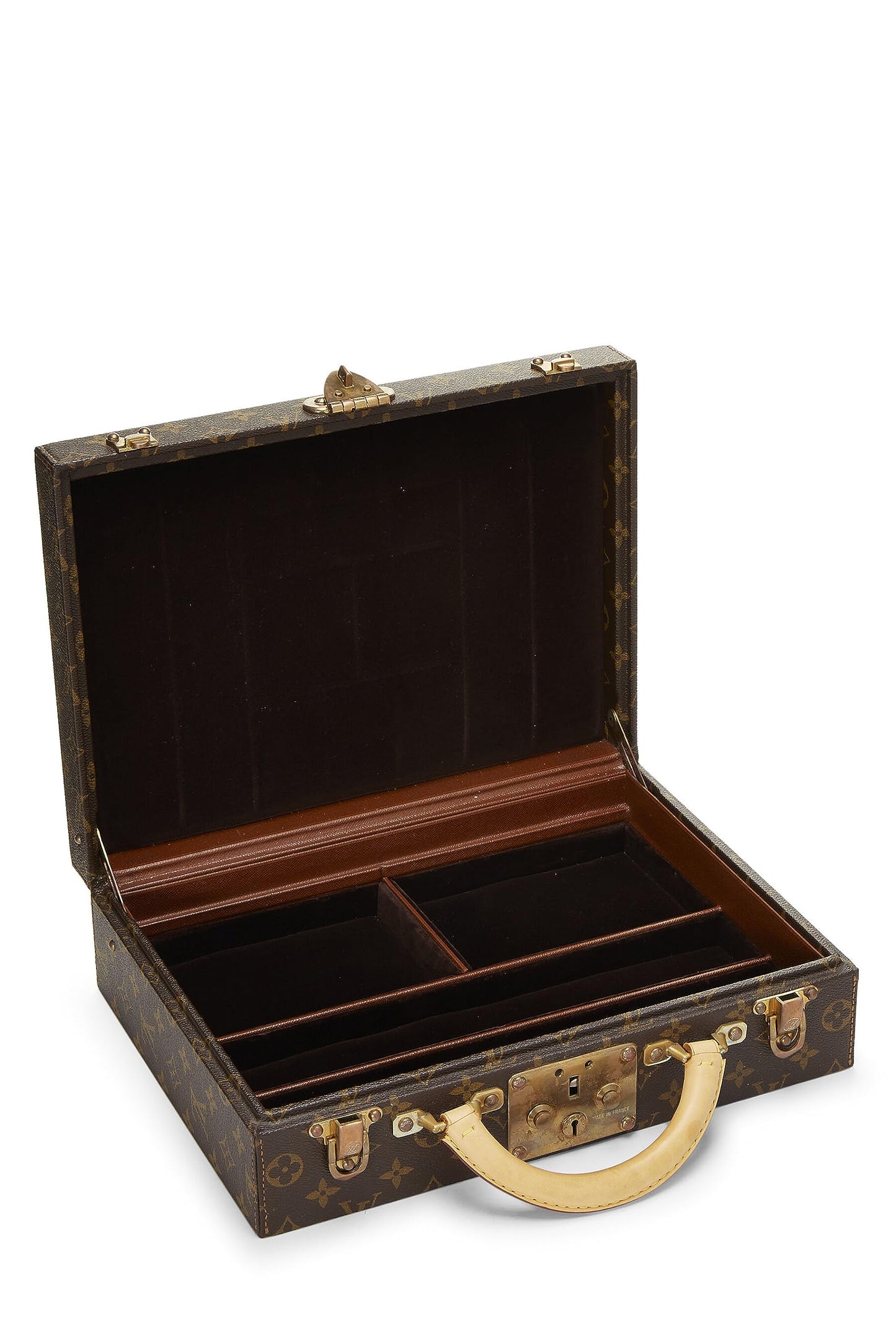 Louis Vuitton, Monogram Canvas Boite Bijoux, Brown