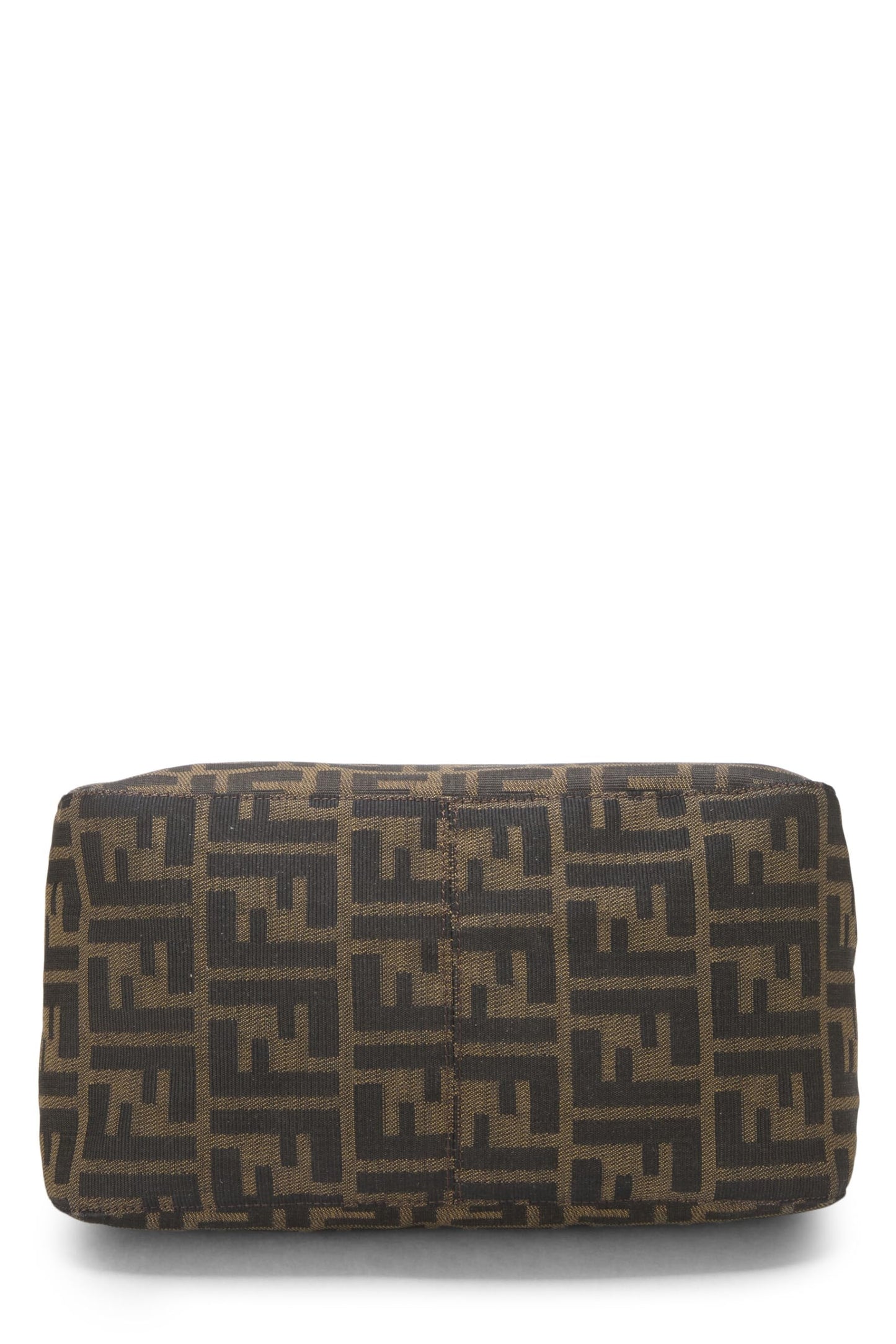 Fendi, Brown Zucca Canvas Shoulder Bag, Brown