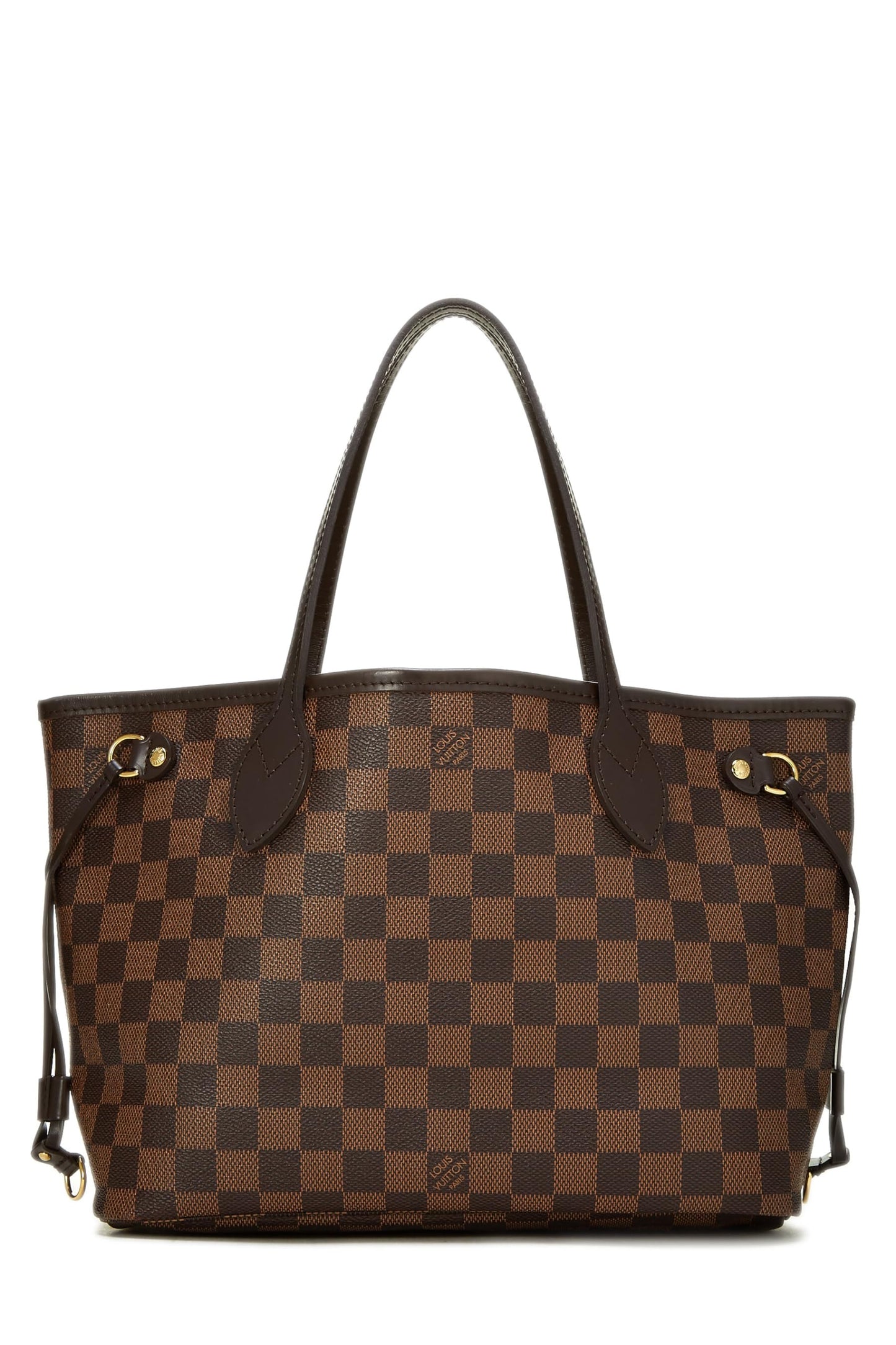 Louis Vuitton, Damier Ebene Neverfull PM, Brown