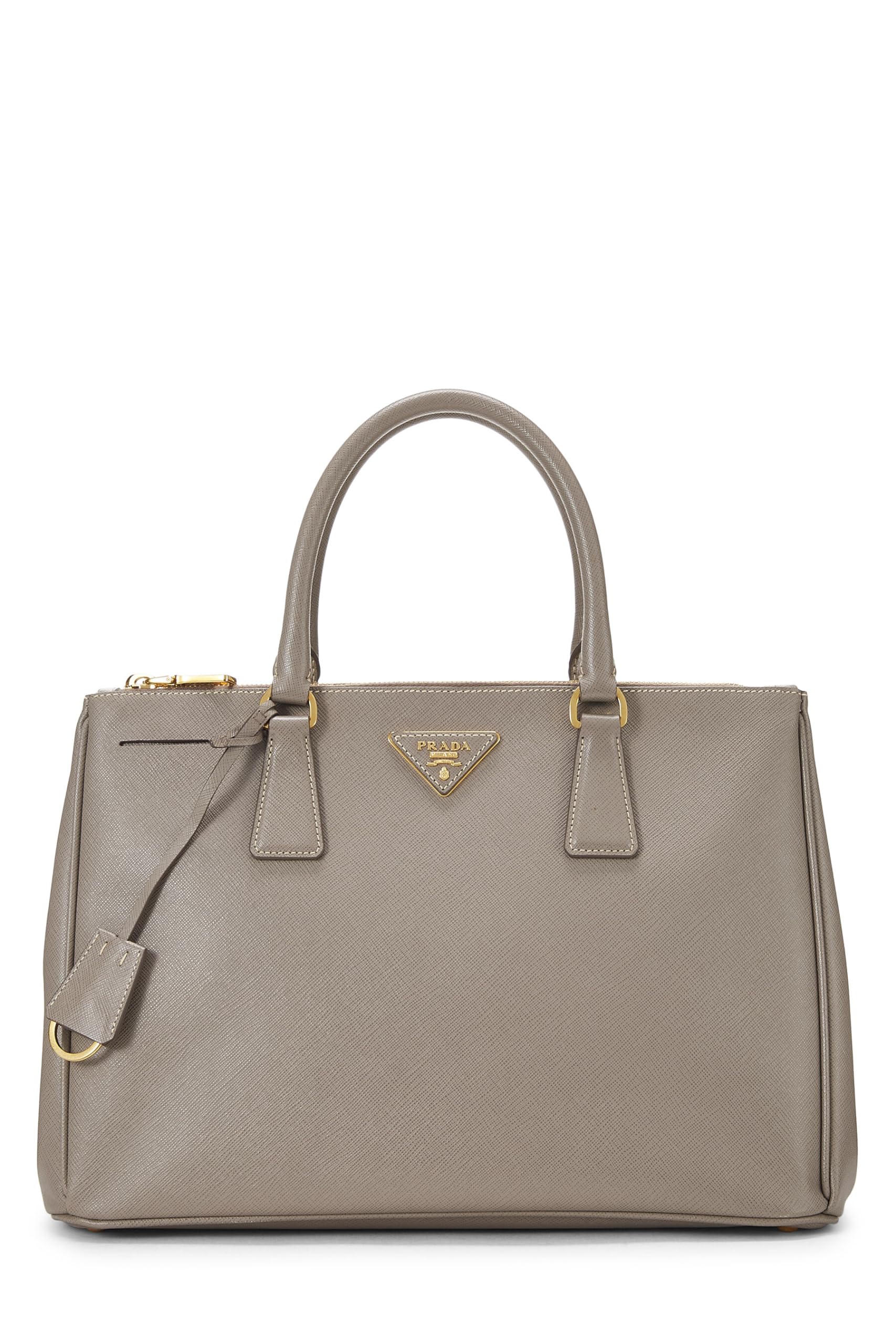 Prada, Grey Saffiano Executive Tote Medium, Grey