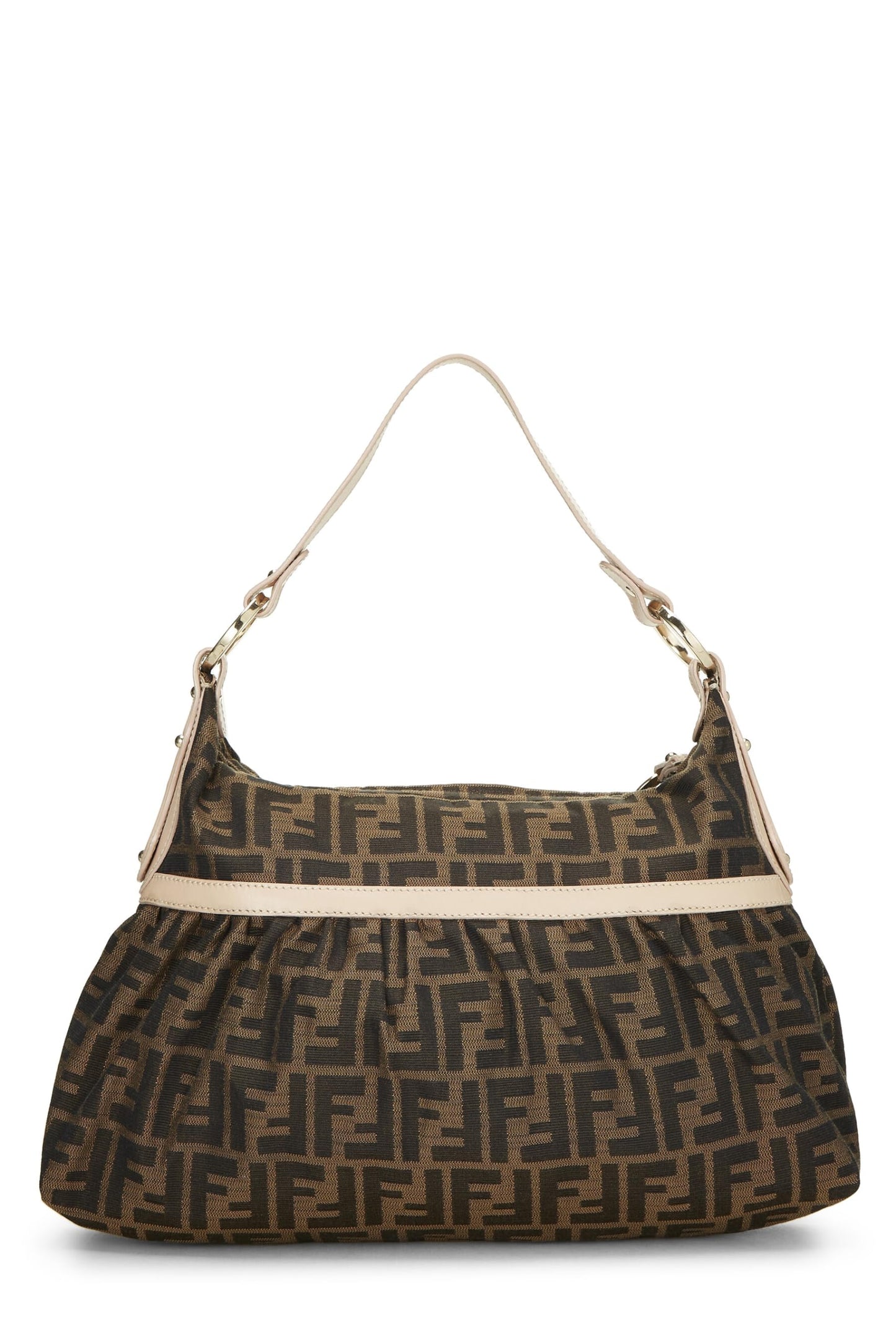 Fendi, Pink Zucca Canvas Chef Hobo, Pink