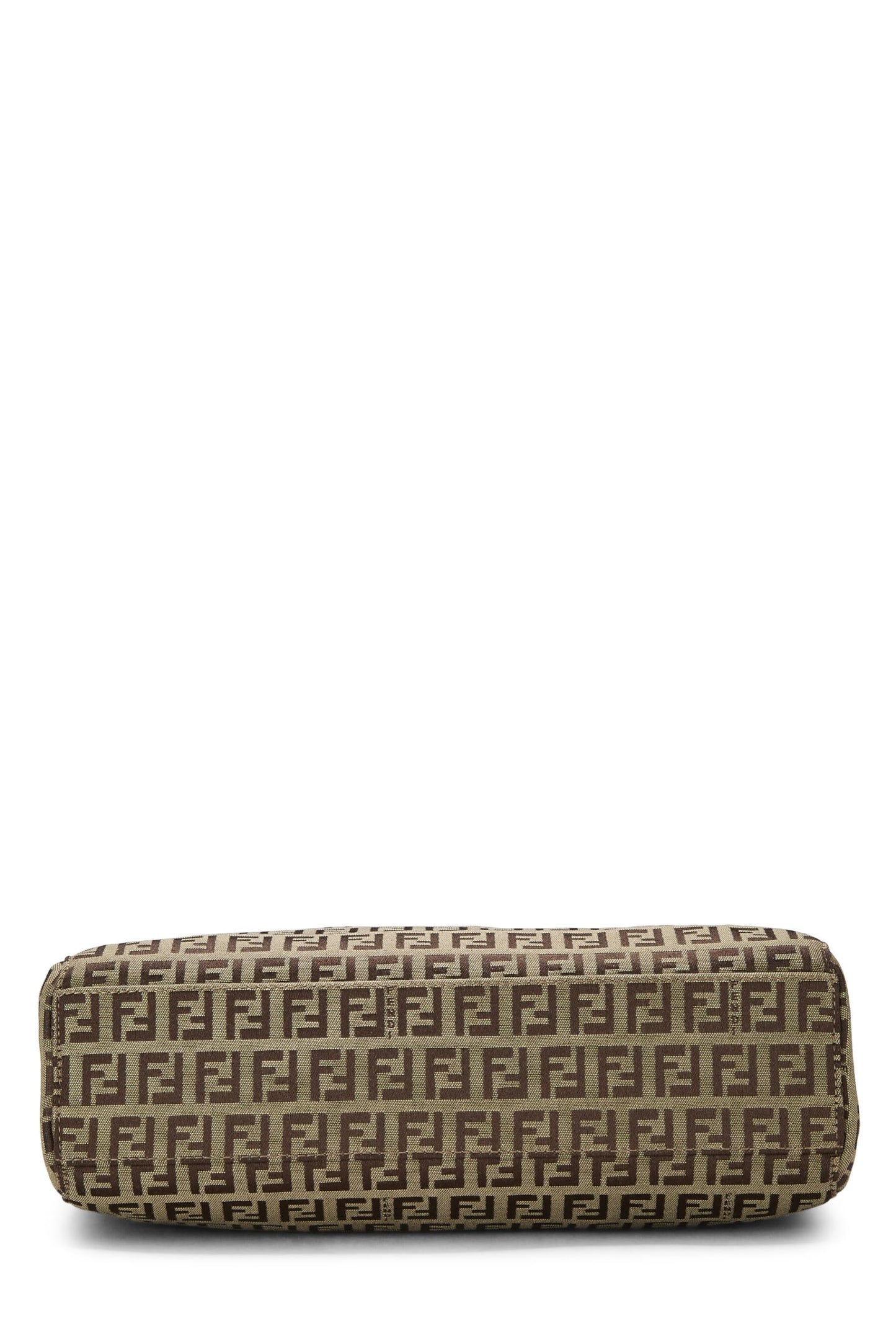Fendi, Brown Zucchino Canvas Tote Small, Brown