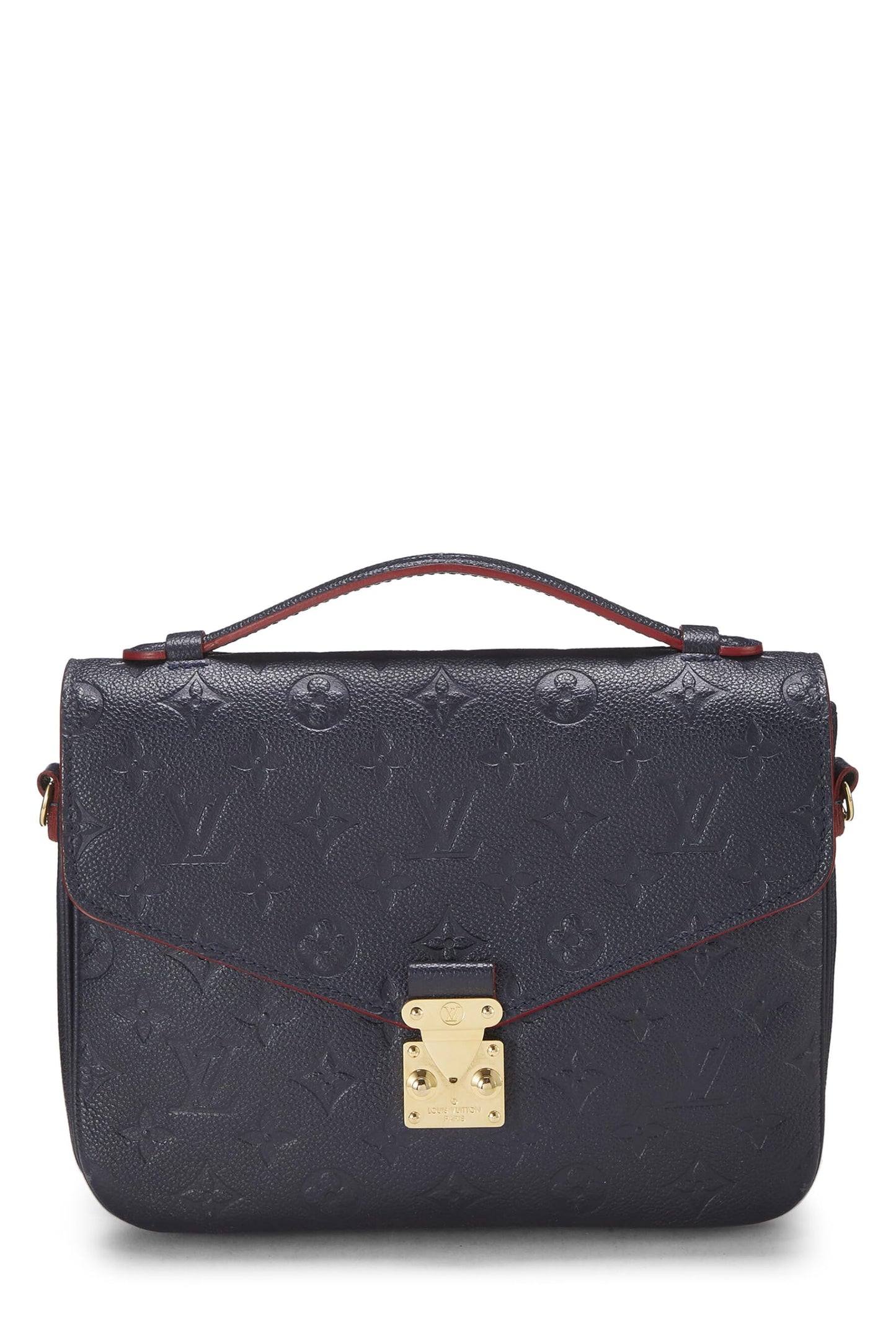 Louis Vuitton, Bleu Infini Monogram Empreinte Pochette Metis, Navy