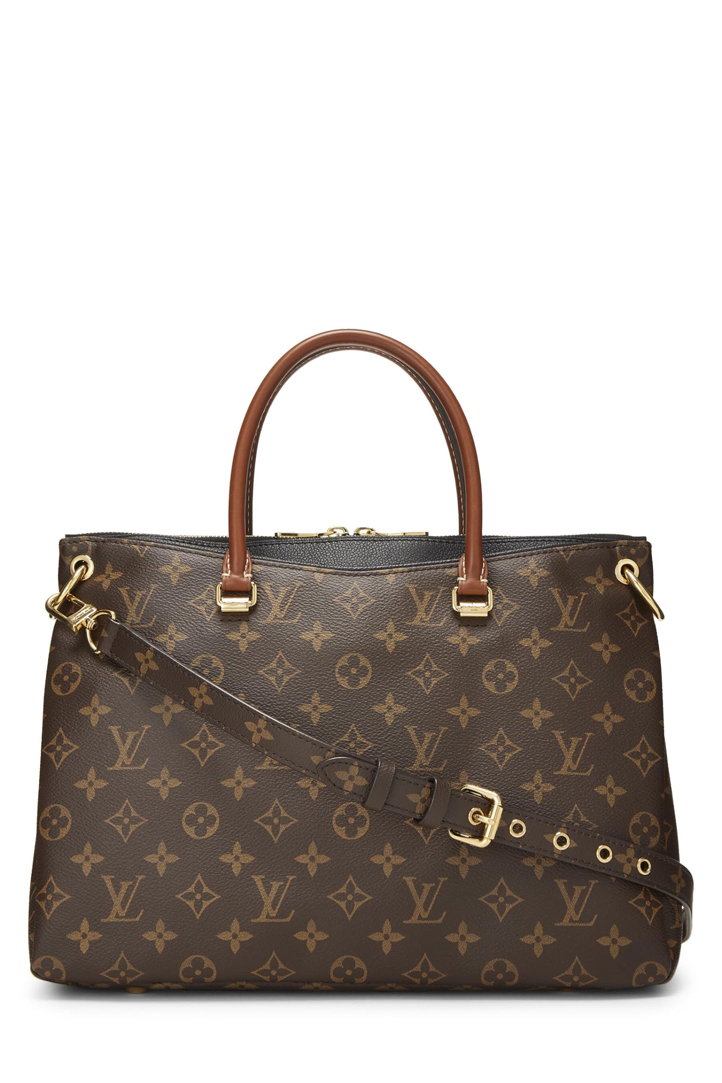 Louis Vuitton, Black Monogram Canvas Pallas, Black