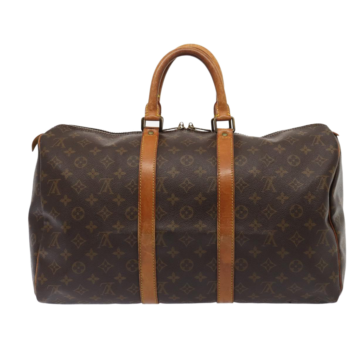LOUIS VUITTON Monogram Keepall 45 Boston Bag M41428 LV Auth 81744