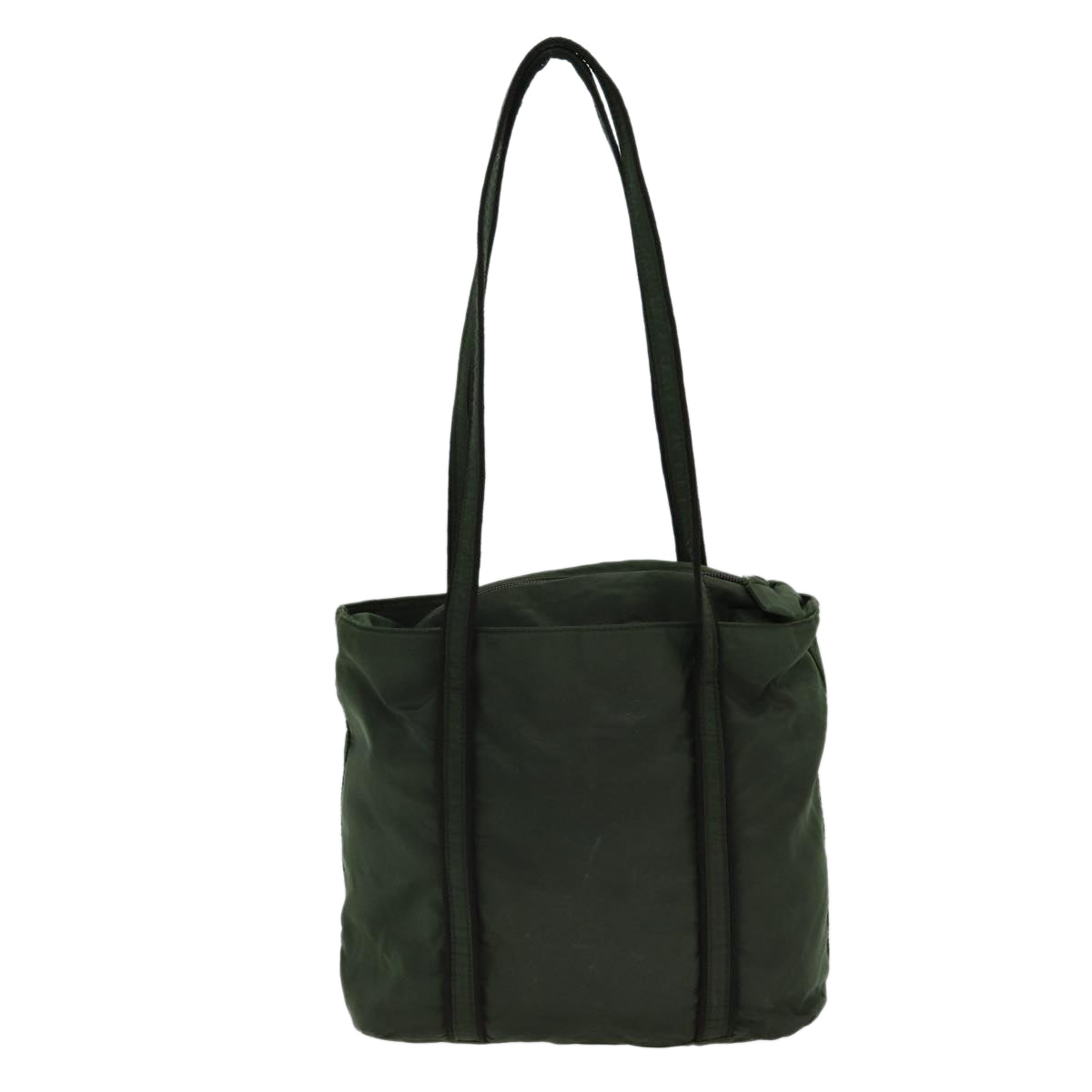 PRADA Shoulder Bag Nylon Khaki Auth