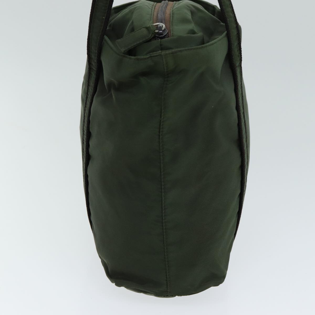 PRADA Shoulder Bag Nylon Khaki Auth