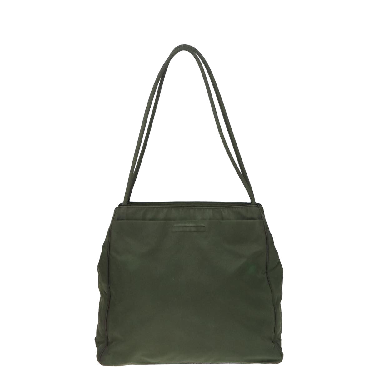 PRADA Shoulder Bag Nylon Khaki Auth