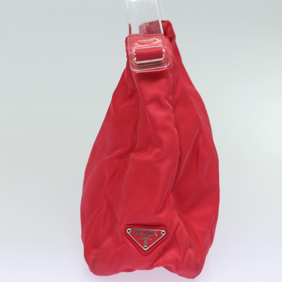 PRADA Shoulder Bag Nylon Pink Auth