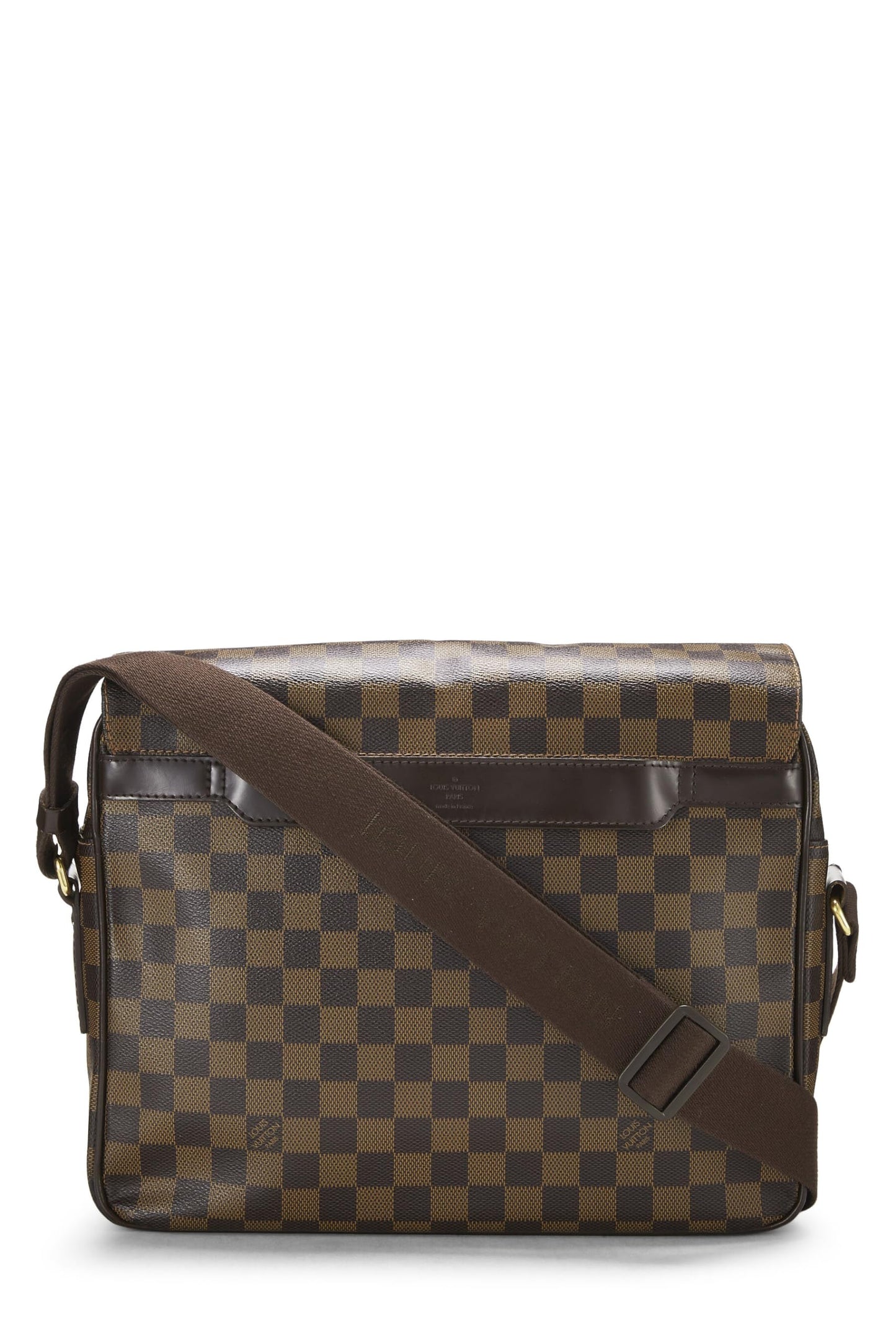 Louis Vuitton, Damier Ebene Shelton MM, Brown