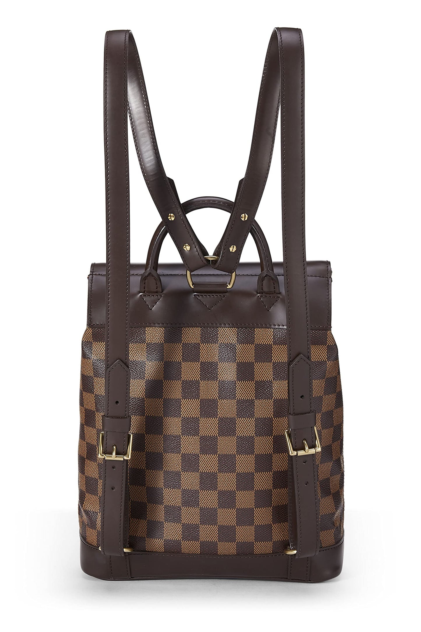 Louis Vuitton, Damier Ebene Soho, Brown